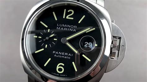 Panerai Luminor Marina PAM 299 Panerai Watch Review.